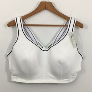 NWT Livi Active High Impact Sports Bra - White